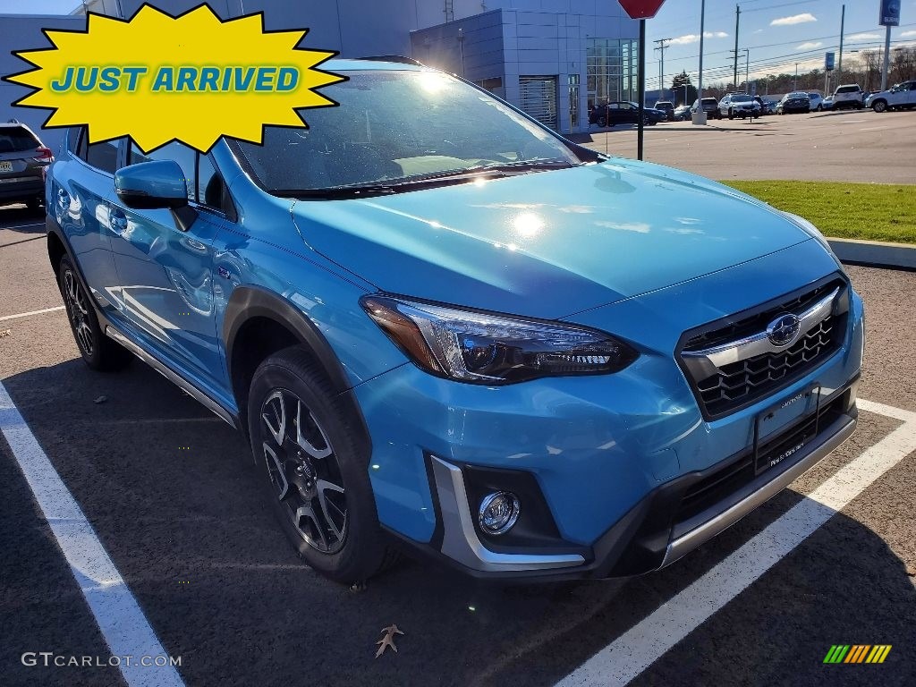 2019 Crosstrek Hybrid - Lagoon Blue Pearl / Navy photo #1