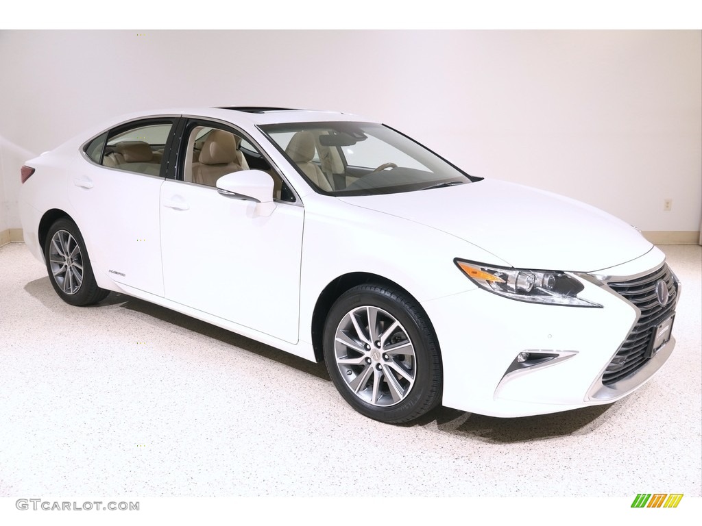 Eminent White Pearl 2016 Lexus ES 300h Hybrid Exterior Photo #140244065