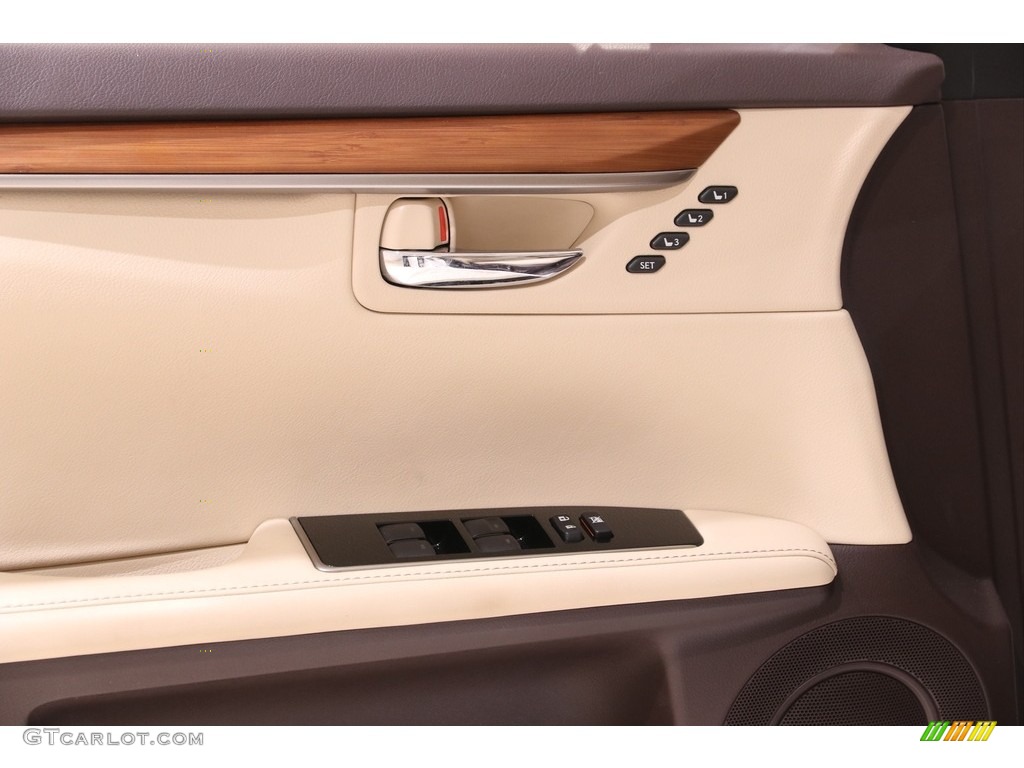 2016 Lexus ES 300h Hybrid Parchment Door Panel Photo #140244164