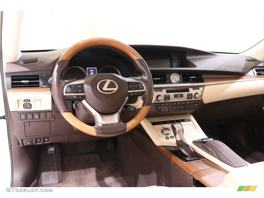 2016 Lexus ES 300h Hybrid Parchment Dashboard Photo #140244209