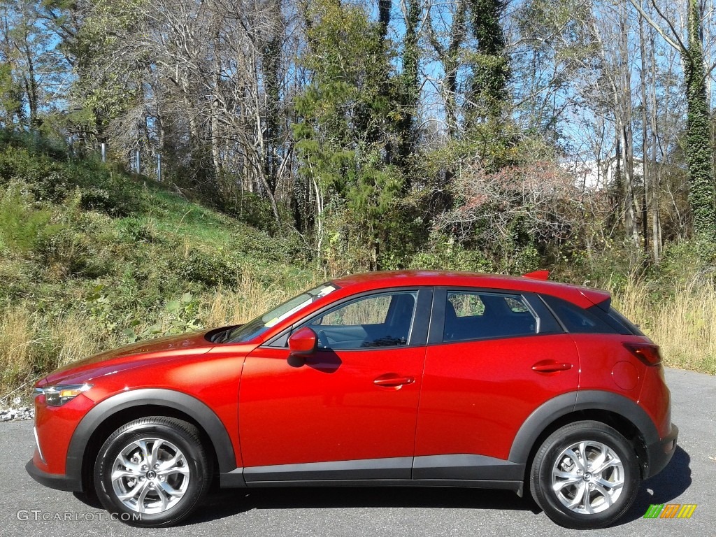 Soul Red Metallic 2017 Mazda CX-3 Sport Exterior Photo #140245313