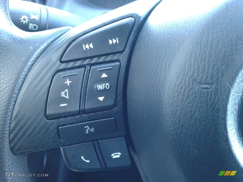 2017 Mazda CX-3 Sport Black Steering Wheel Photo #140245765