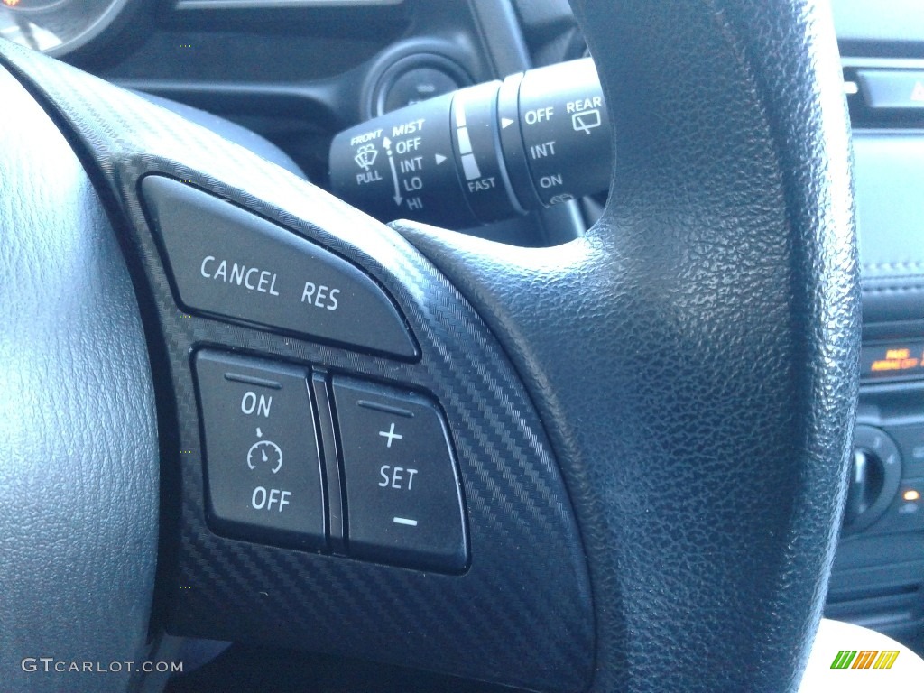 2017 Mazda CX-3 Sport Black Steering Wheel Photo #140245799