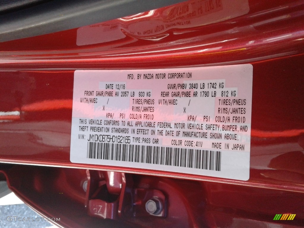 2017 Mazda CX-3 Sport Color Code Photos