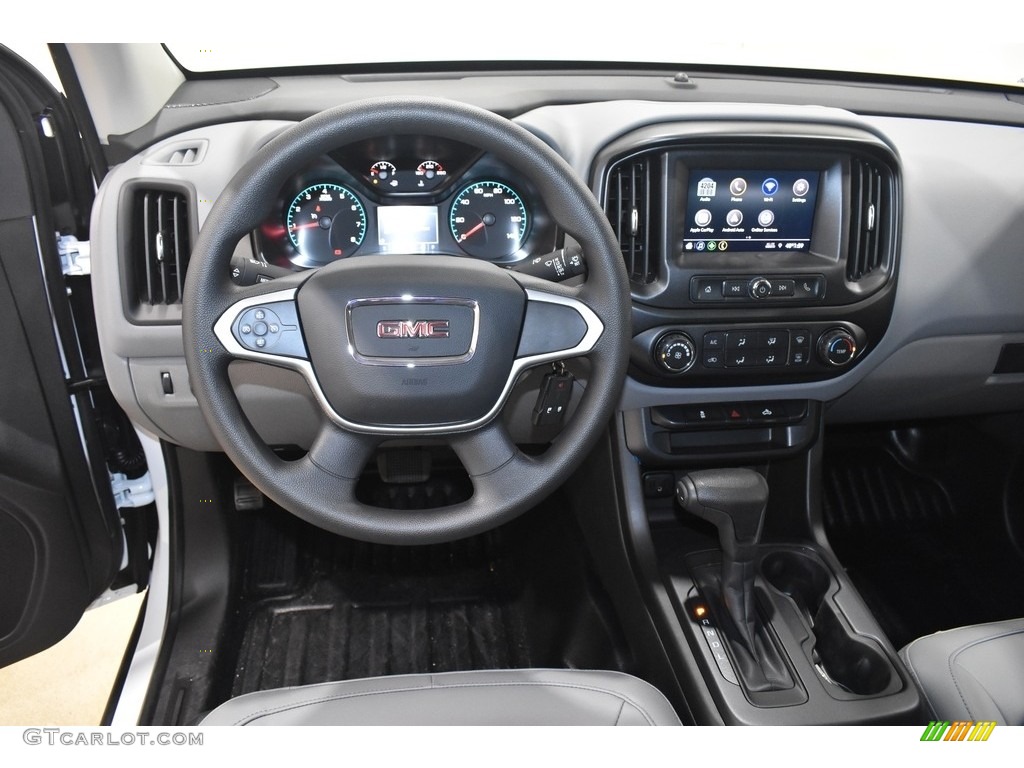 2021 GMC Canyon Elevation Extended Cab Jet Black/Dark Ash Dashboard Photo #140246165