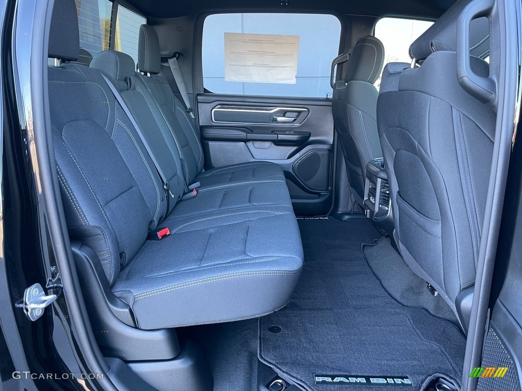 Black Interior 2021 Ram 1500 Big Horn Crew Cab 4x4 Photo #140246381