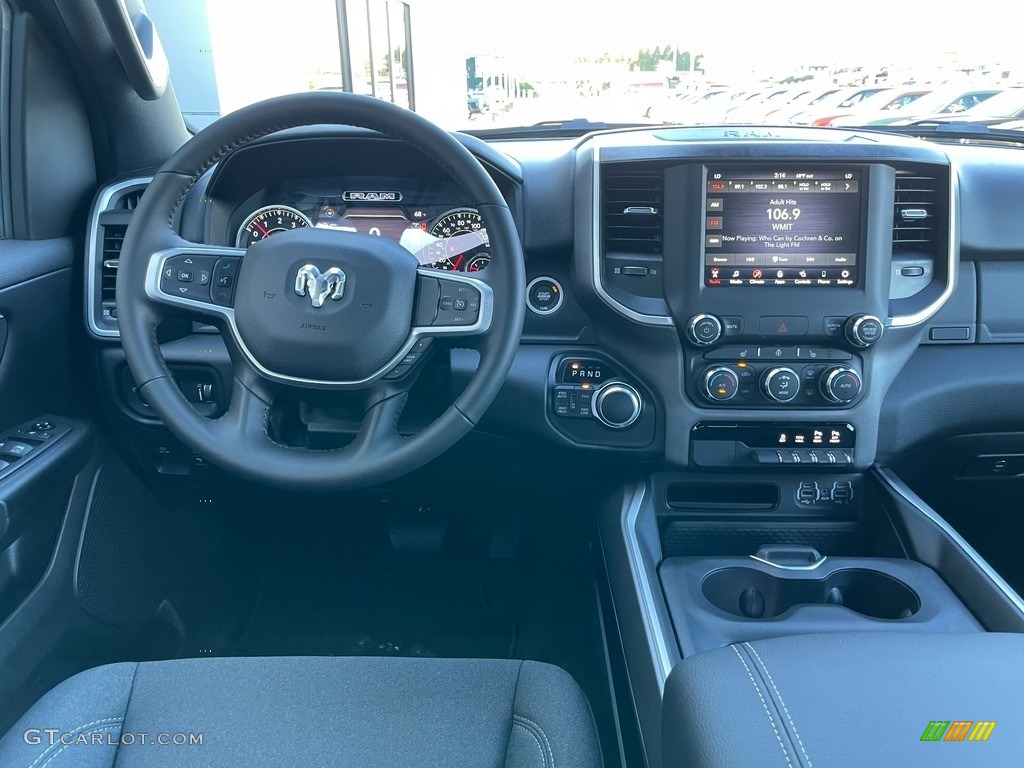 2021 Ram 1500 Big Horn Crew Cab 4x4 Black Dashboard Photo #140246423