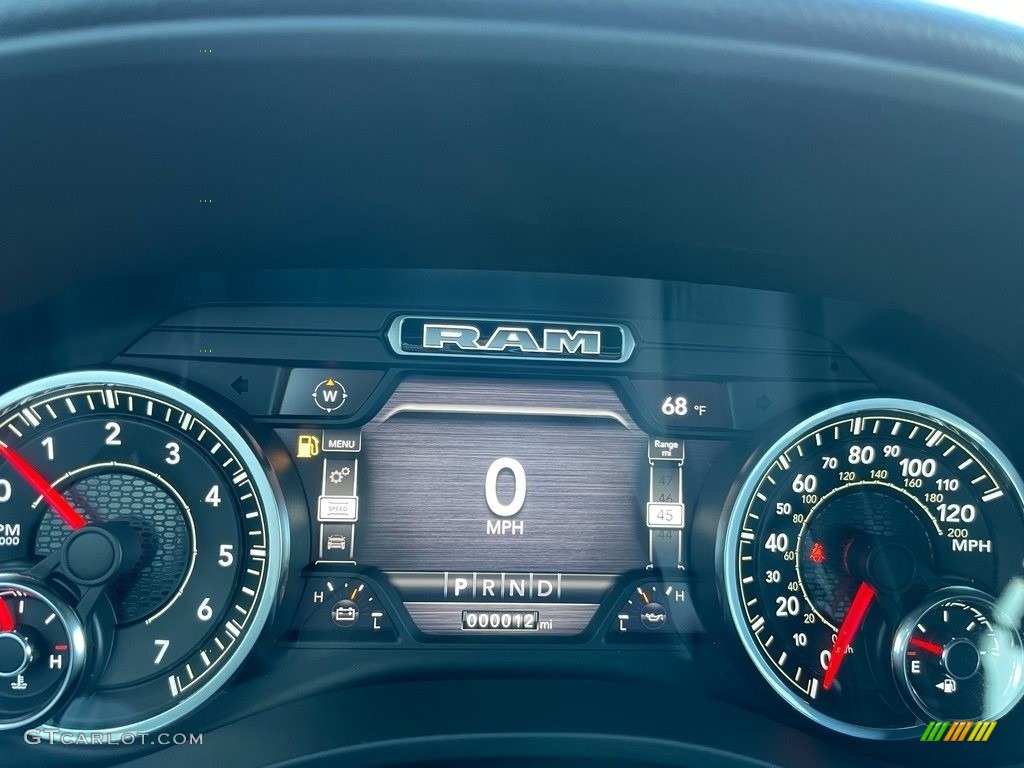 2021 Ram 1500 Big Horn Crew Cab 4x4 Gauges Photo #140246486