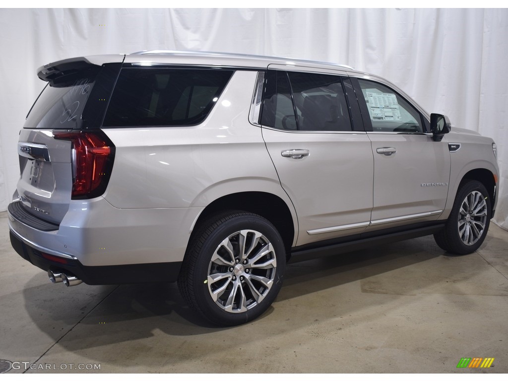 2021 Yukon Denali 4WD - Pearl Beige Metallic / Teak/­Light Shale photo #2