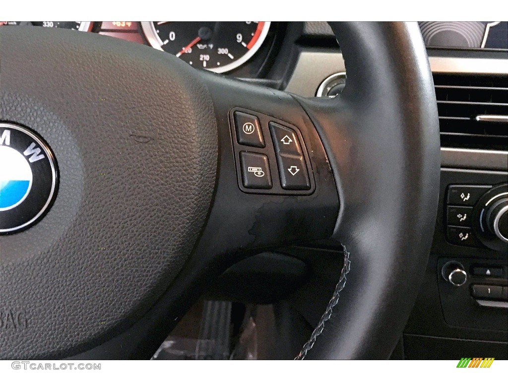 2011 BMW M3 Convertible Bamboo Beige Novillo Leather Steering Wheel Photo #140246891