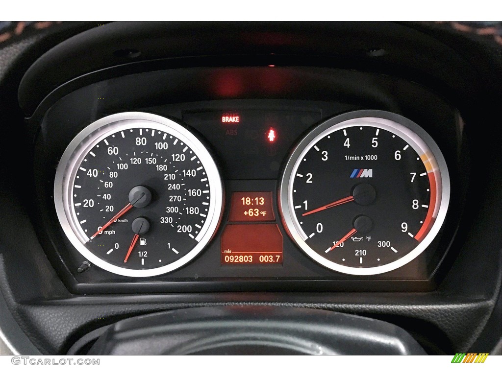 2011 BMW M3 Convertible Gauges Photos