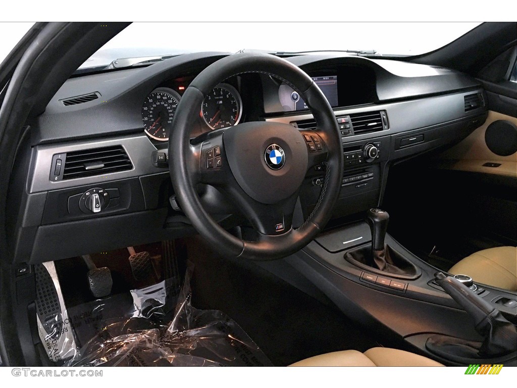 2011 BMW M3 Convertible Bamboo Beige Novillo Leather Dashboard Photo #140246945