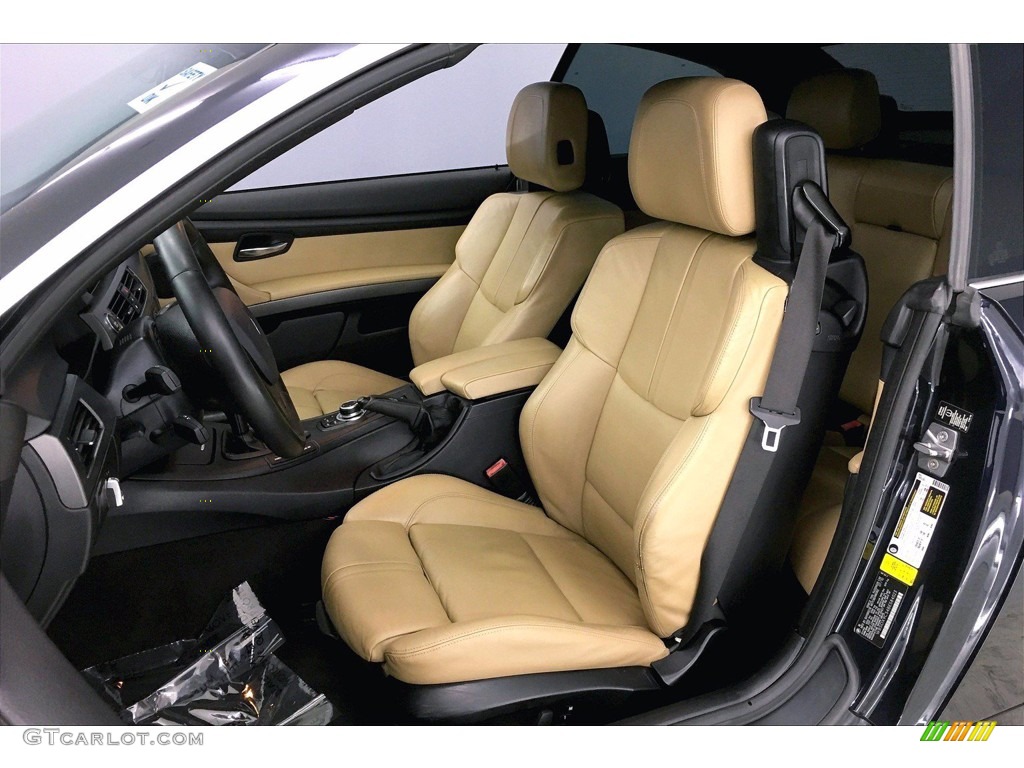 Bamboo Beige Novillo Leather Interior 2011 BMW M3 Convertible Photo #140247086