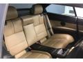 Bamboo Beige Novillo Leather Rear Seat Photo for 2011 BMW M3 #140247107