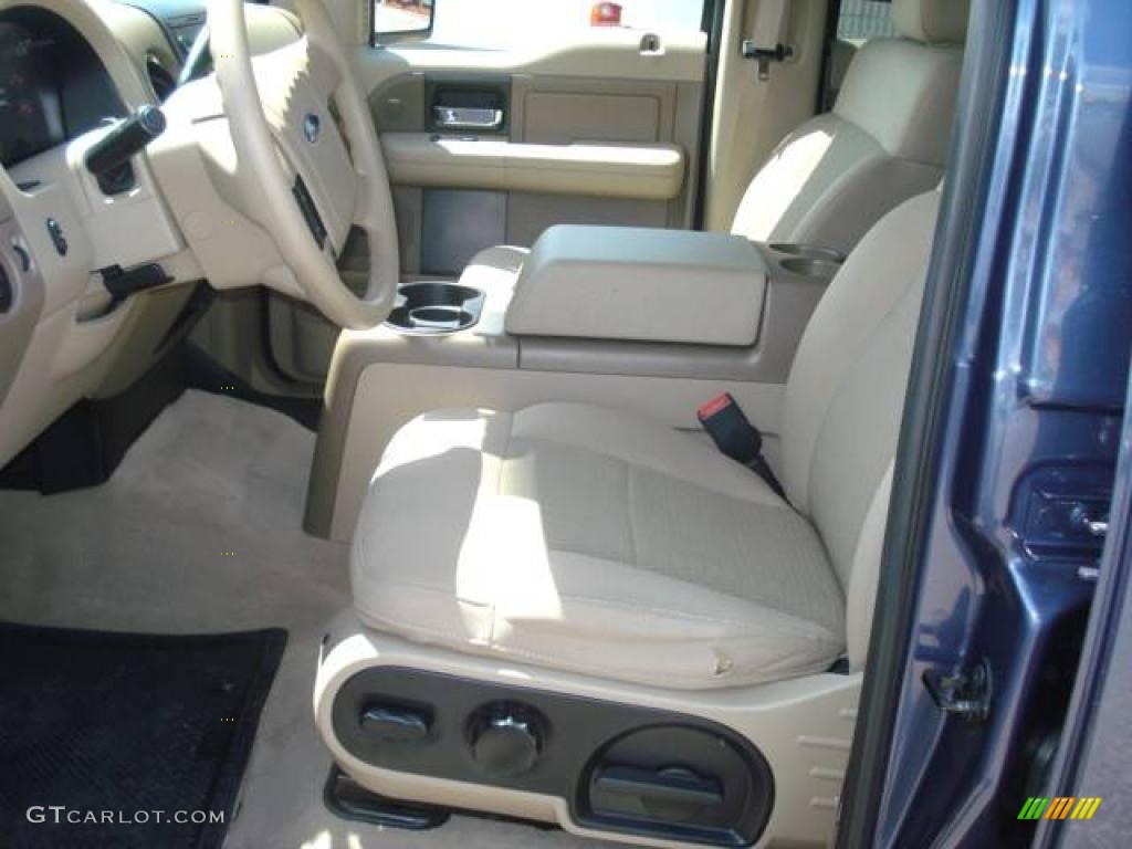 2006 F150 XLT SuperCrew - Medium Wedgewood Blue Metallic / Tan photo #10