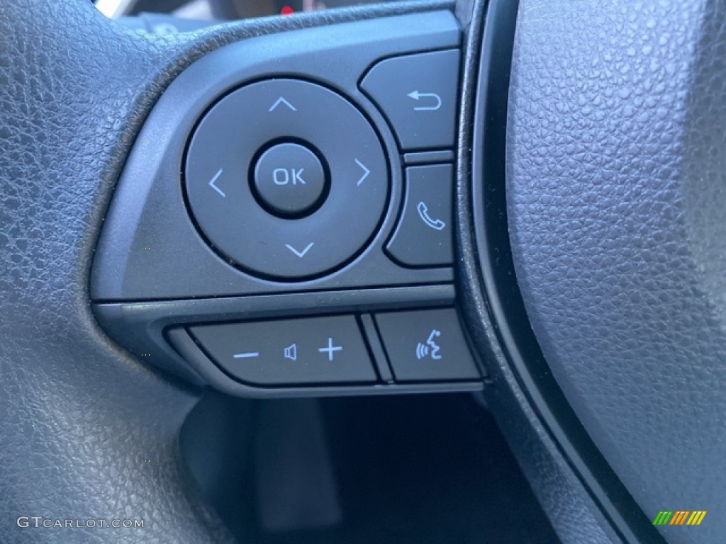 2021 Toyota Corolla LE Light Gray/Moonstone Steering Wheel Photo #140247227