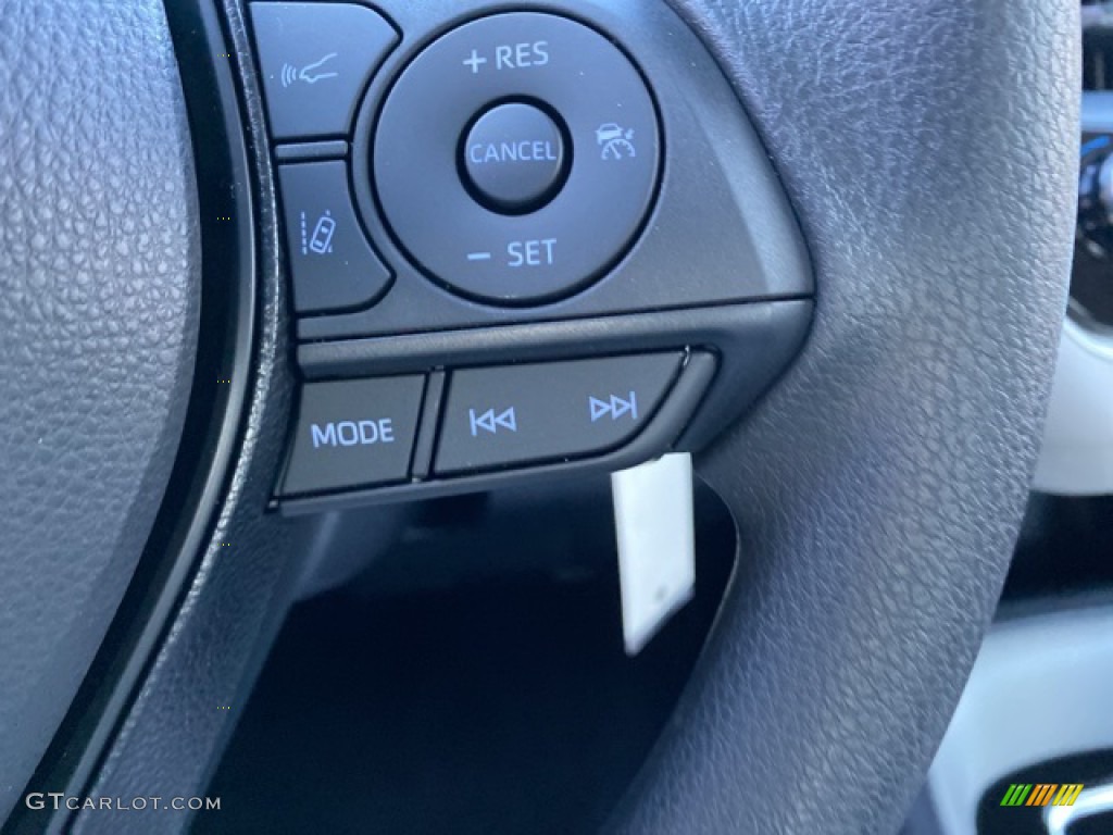 2021 Toyota Corolla LE Light Gray/Moonstone Steering Wheel Photo #140247245