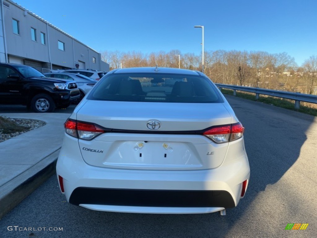 2021 Corolla LE - Blizzard White Pearl / Light Gray/Moonstone photo #12