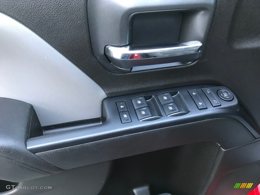 2016 Chevrolet Silverado 1500 WT Double Cab 4x4 Dark Ash/Jet Black Door Panel Photo #140247671