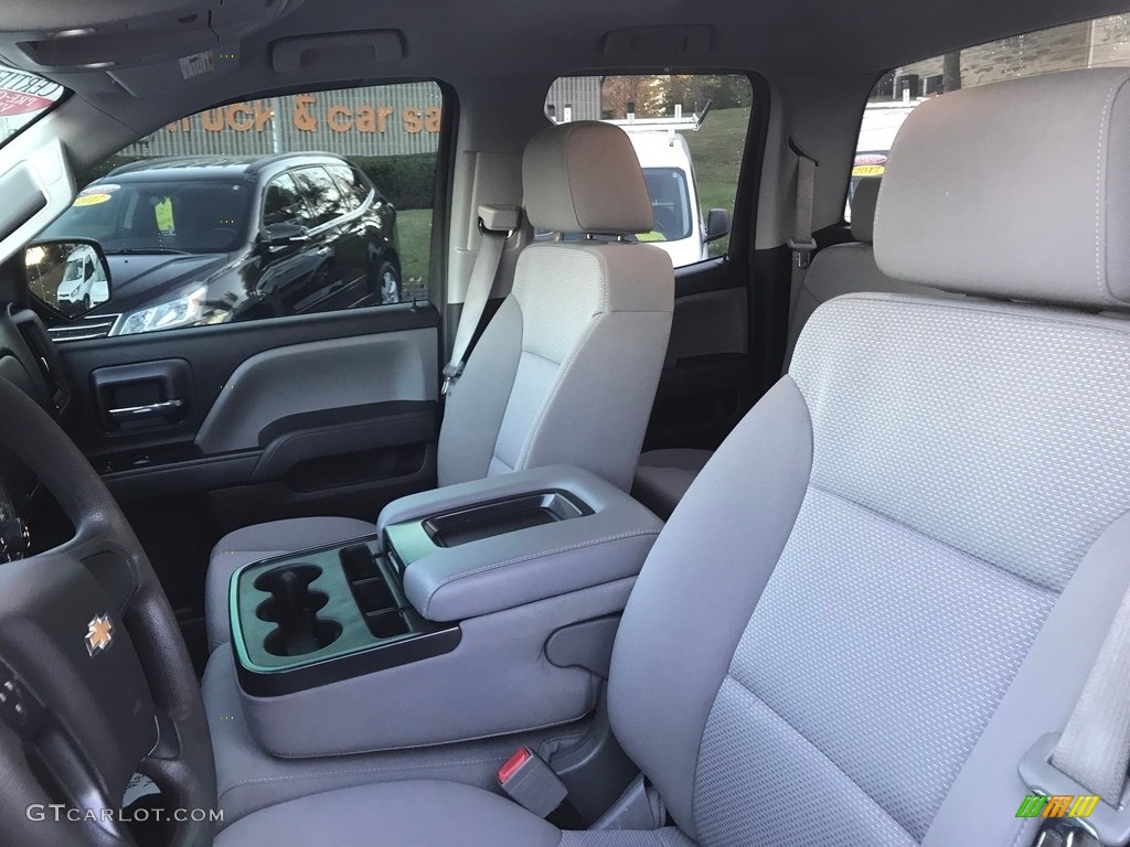 Dark Ash/Jet Black Interior 2016 Chevrolet Silverado 1500 WT Double Cab 4x4 Photo #140247704