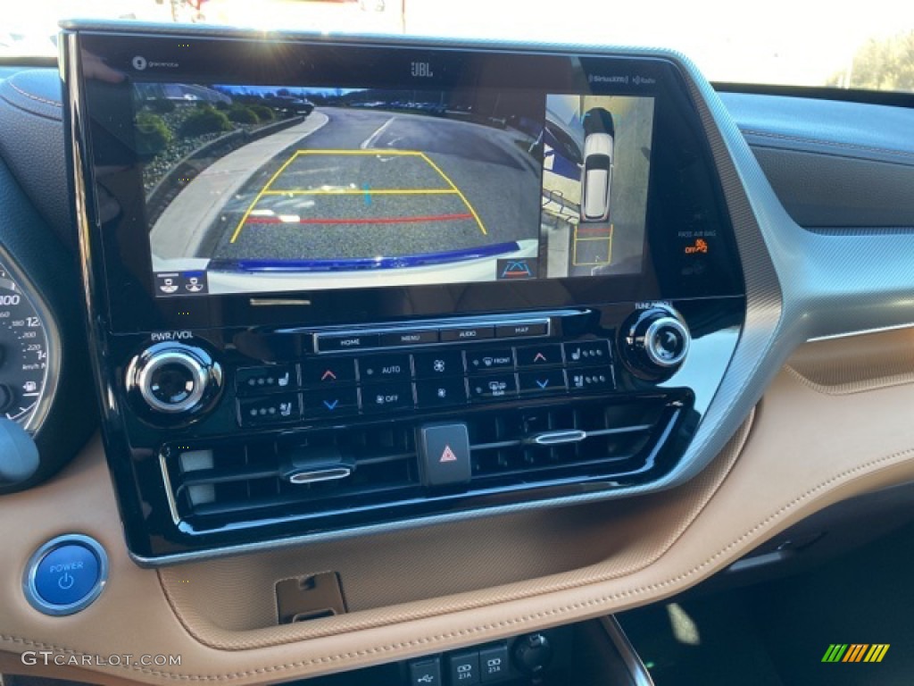 2021 Highlander Hybrid Platinum AWD - Blizzard White Pearl / Glazed Caramel photo #9