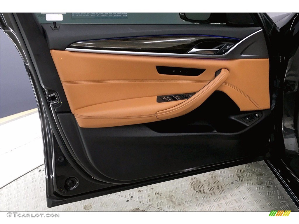 2018 5 Series 530e iPerfomance Sedan - Dark Graphite Metallic / Cognac photo #23