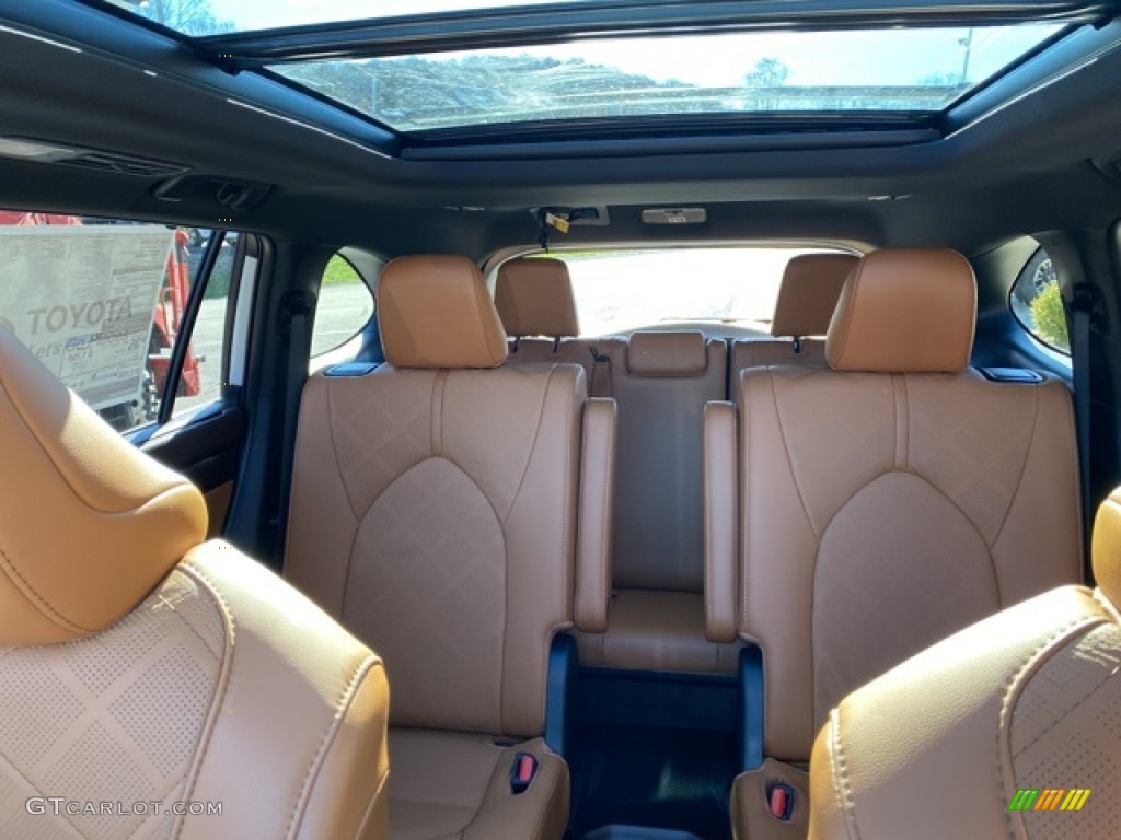Glazed Caramel Interior 2021 Toyota Highlander Hybrid Platinum AWD Photo #140247863