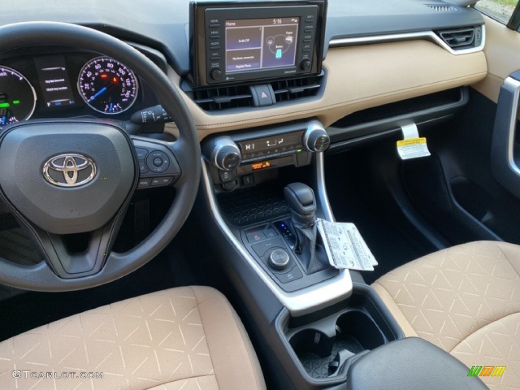 Nutmeg Interior 2021 Toyota RAV4 XLE AWD Hybrid Photo #140248291