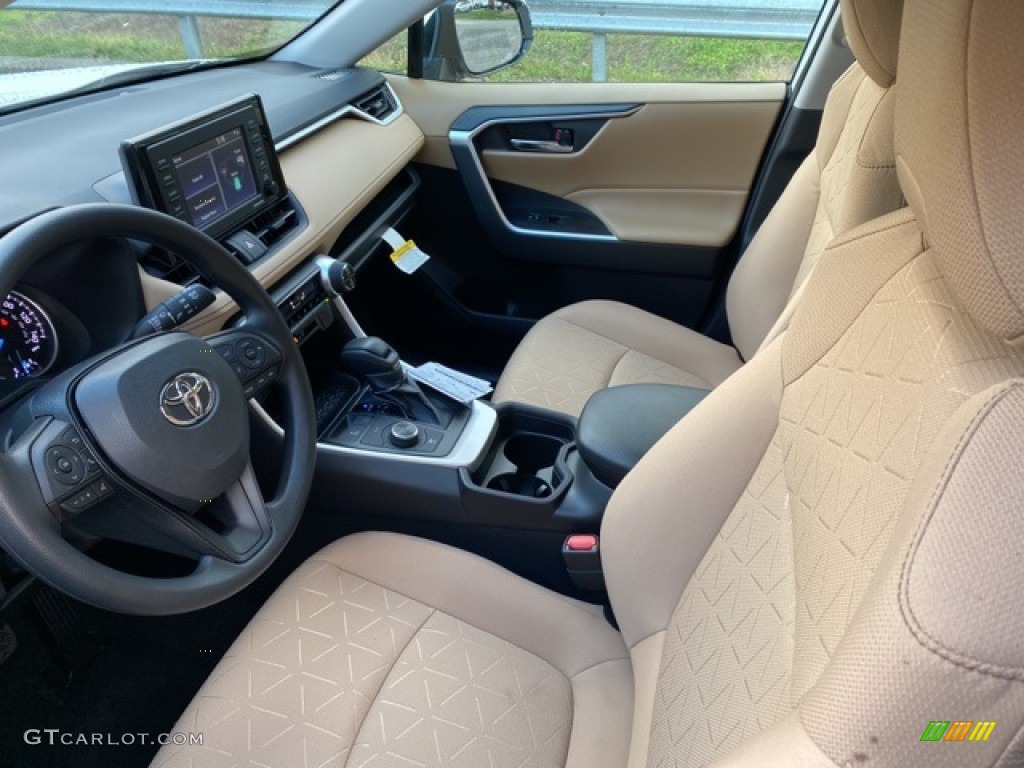 Nutmeg Interior 2021 Toyota RAV4 XLE AWD Hybrid Photo #140248301