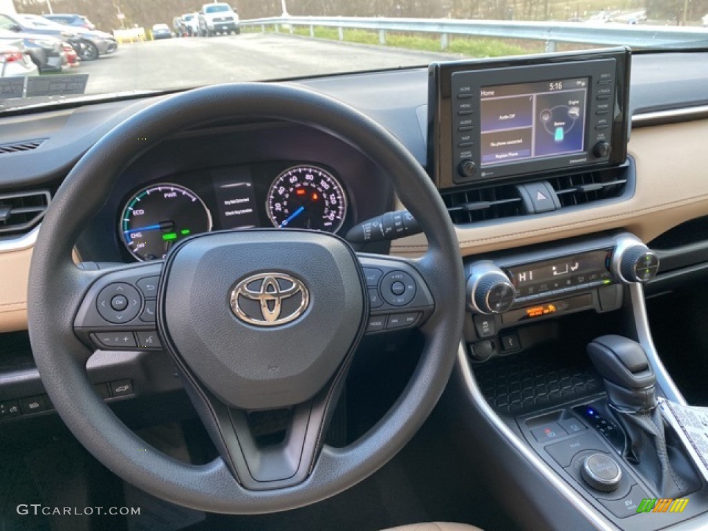 2021 Toyota RAV4 XLE AWD Hybrid Nutmeg Dashboard Photo #140248367