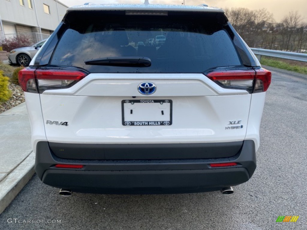 2021 RAV4 XLE AWD Hybrid - Super White / Nutmeg photo #16