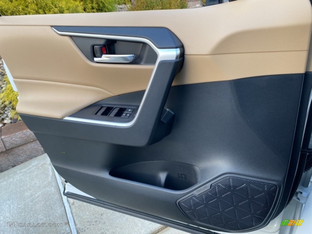 2021 Toyota RAV4 XLE AWD Hybrid Nutmeg Door Panel Photo #140248628