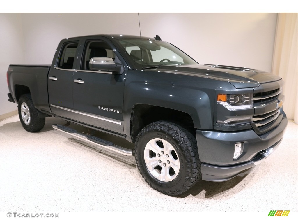 2017 Silverado 1500 LTZ Double Cab 4x4 - Graphite Metallic / Jet Black photo #1