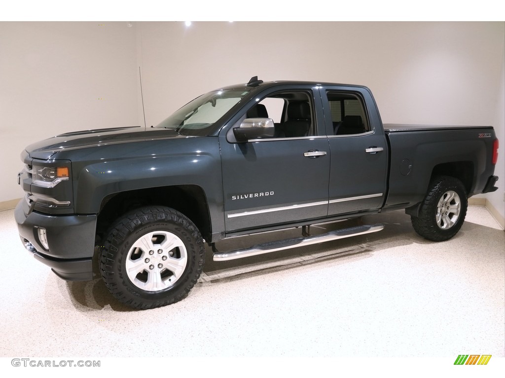 2017 Silverado 1500 LTZ Double Cab 4x4 - Graphite Metallic / Jet Black photo #3