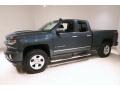 2017 Graphite Metallic Chevrolet Silverado 1500 LTZ Double Cab 4x4  photo #3