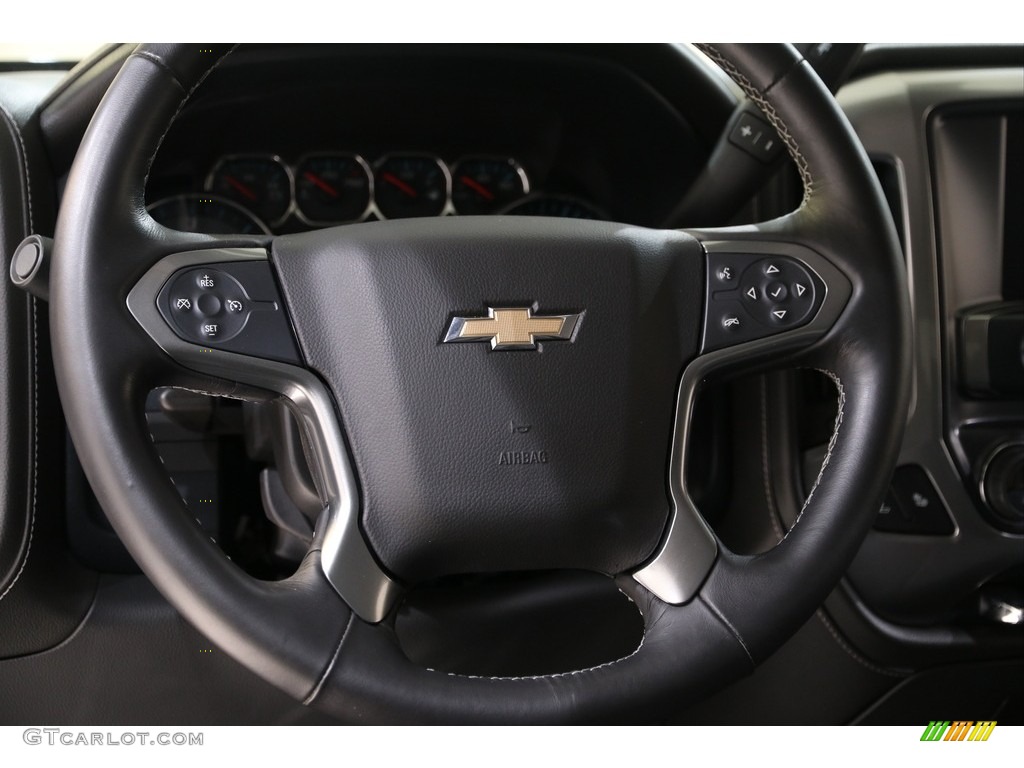 2017 Silverado 1500 LTZ Double Cab 4x4 - Graphite Metallic / Jet Black photo #8