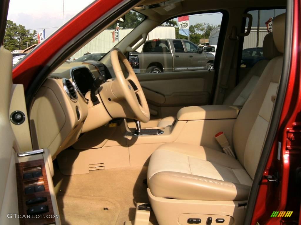 2006 Explorer Eddie Bauer 4x4 - Redfire Metallic / Camel photo #9