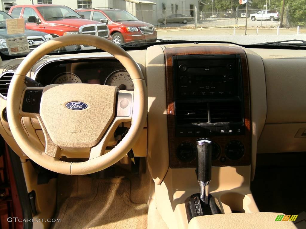 2006 Explorer Eddie Bauer 4x4 - Redfire Metallic / Camel photo #11