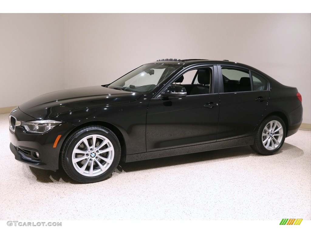 2018 3 Series 320i xDrive Sedan - Jet Black / Black photo #3