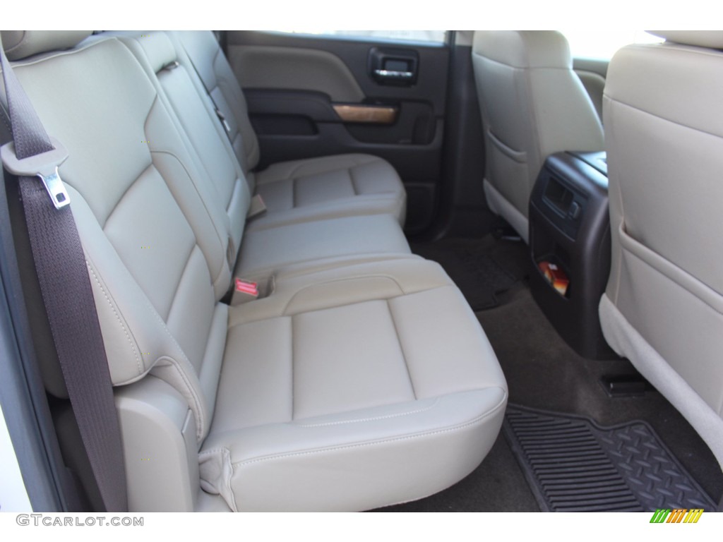 2017 Chevrolet Silverado 1500 LTZ Crew Cab Rear Seat Photo #140251454