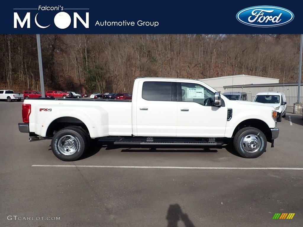 2020 F350 Super Duty Lariat Crew Cab 4x4 - Oxford White / Black photo #1