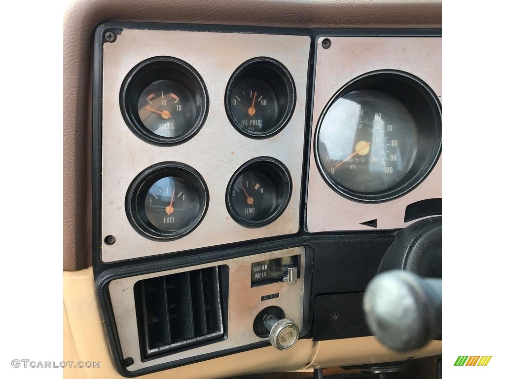 1978 Chevrolet C/K Truck K10 Custom Deluxe Regular Cab 4x4 Gauges Photo #140253005