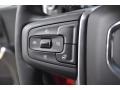 Jet Black 2021 GMC Sierra 1500 Elevation Double Cab 4WD Steering Wheel