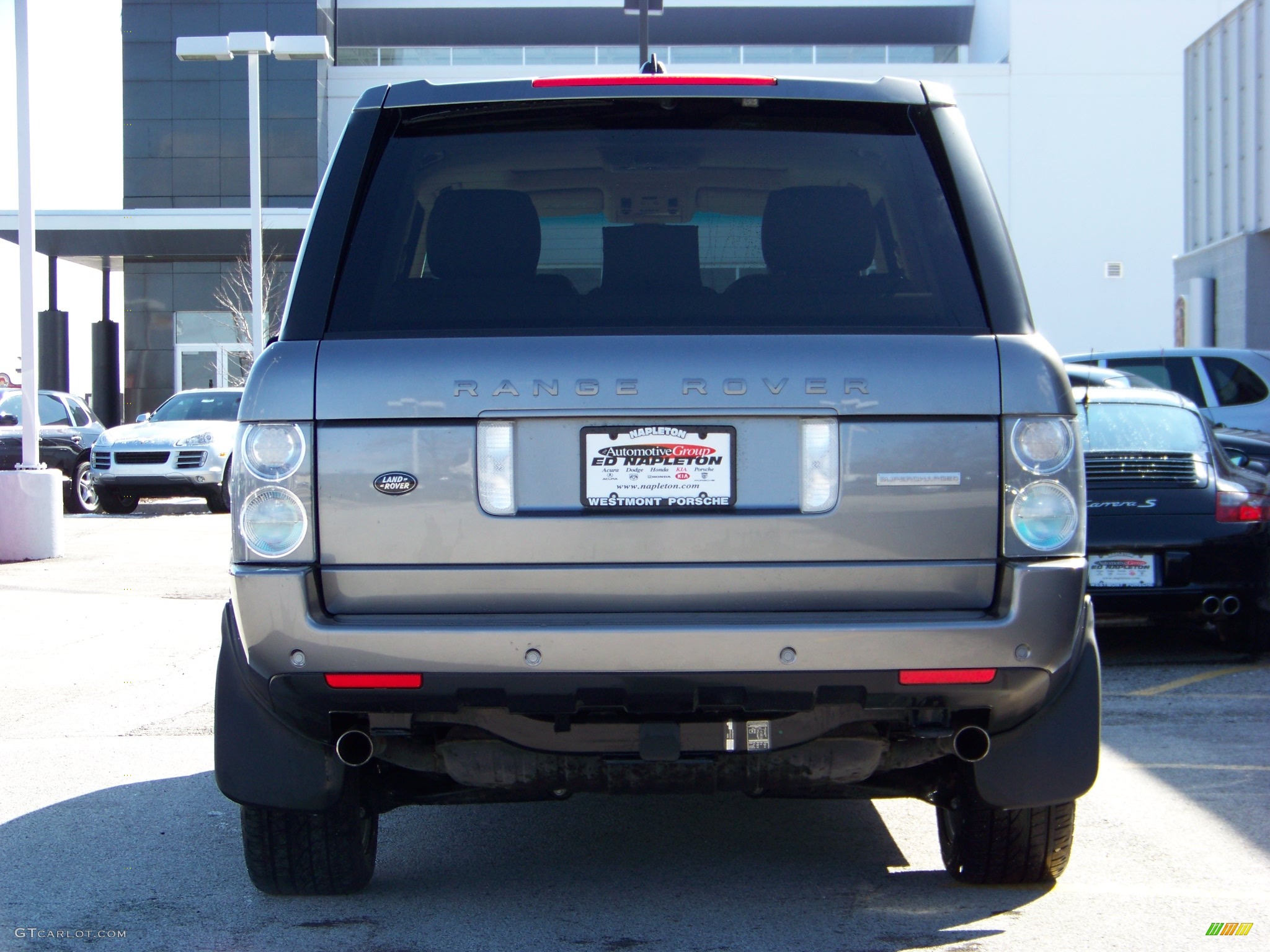 2007 Range Rover Supercharged - Stornoway Grey Metallic / Sand/Jet photo #3