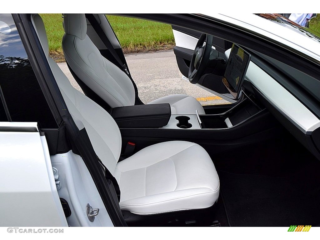 2018 Tesla Model 3 Long Range Front Seat Photo #140254184