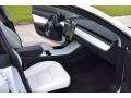 White/Black Front Seat Photo for 2018 Tesla Model 3 #140254229