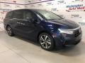 2021 Obsidian Blue Pearl Honda Odyssey Touring  photo #2