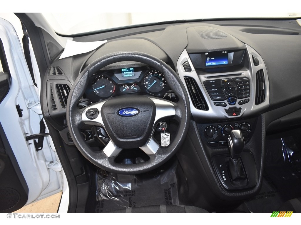 2016 Ford Transit Connect XLT Cargo Van Charcoal Black Dashboard Photo #140256659