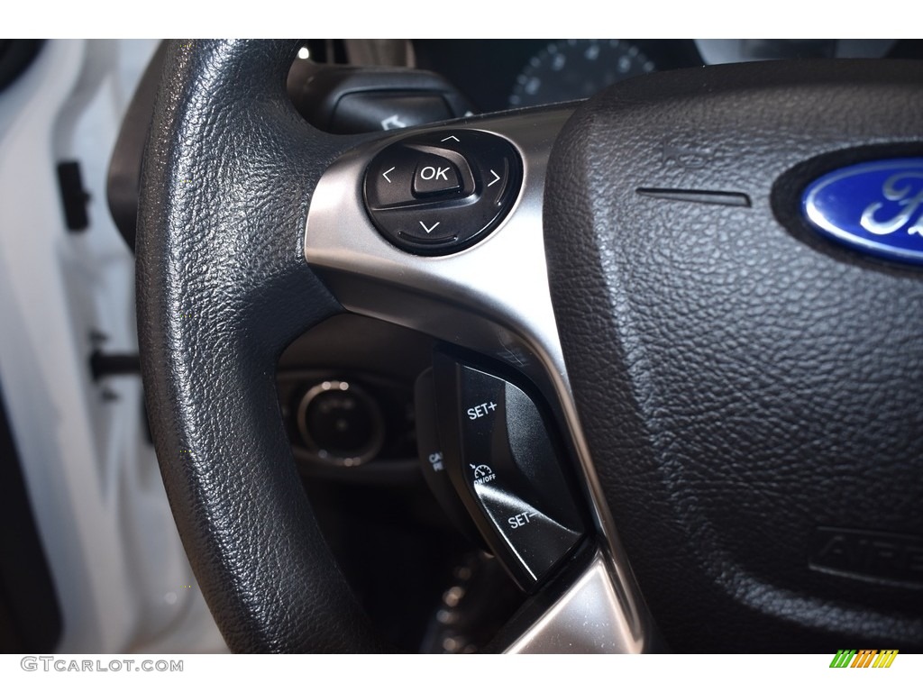 2016 Ford Transit Connect XLT Cargo Van Charcoal Black Steering Wheel Photo #140256704