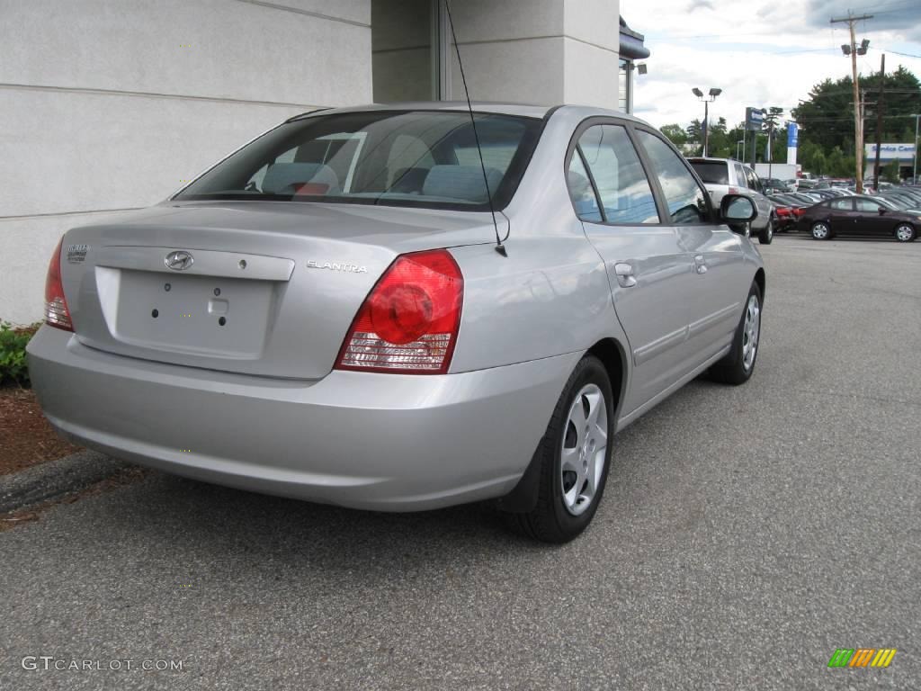 2006 Elantra GLS Sedan - Sterling Silver / Gray photo #3